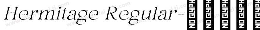 Hermitage Regular字体转换